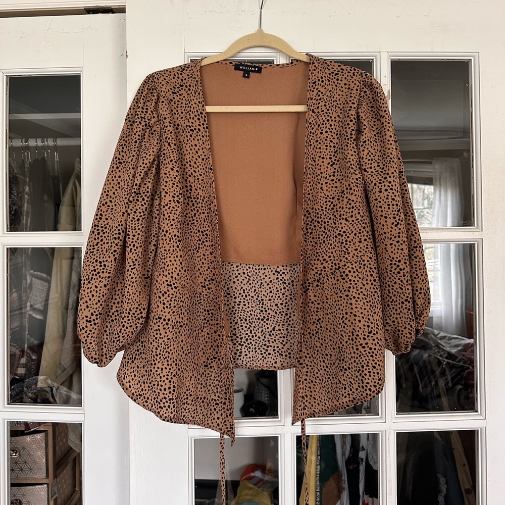William B wrap shirt